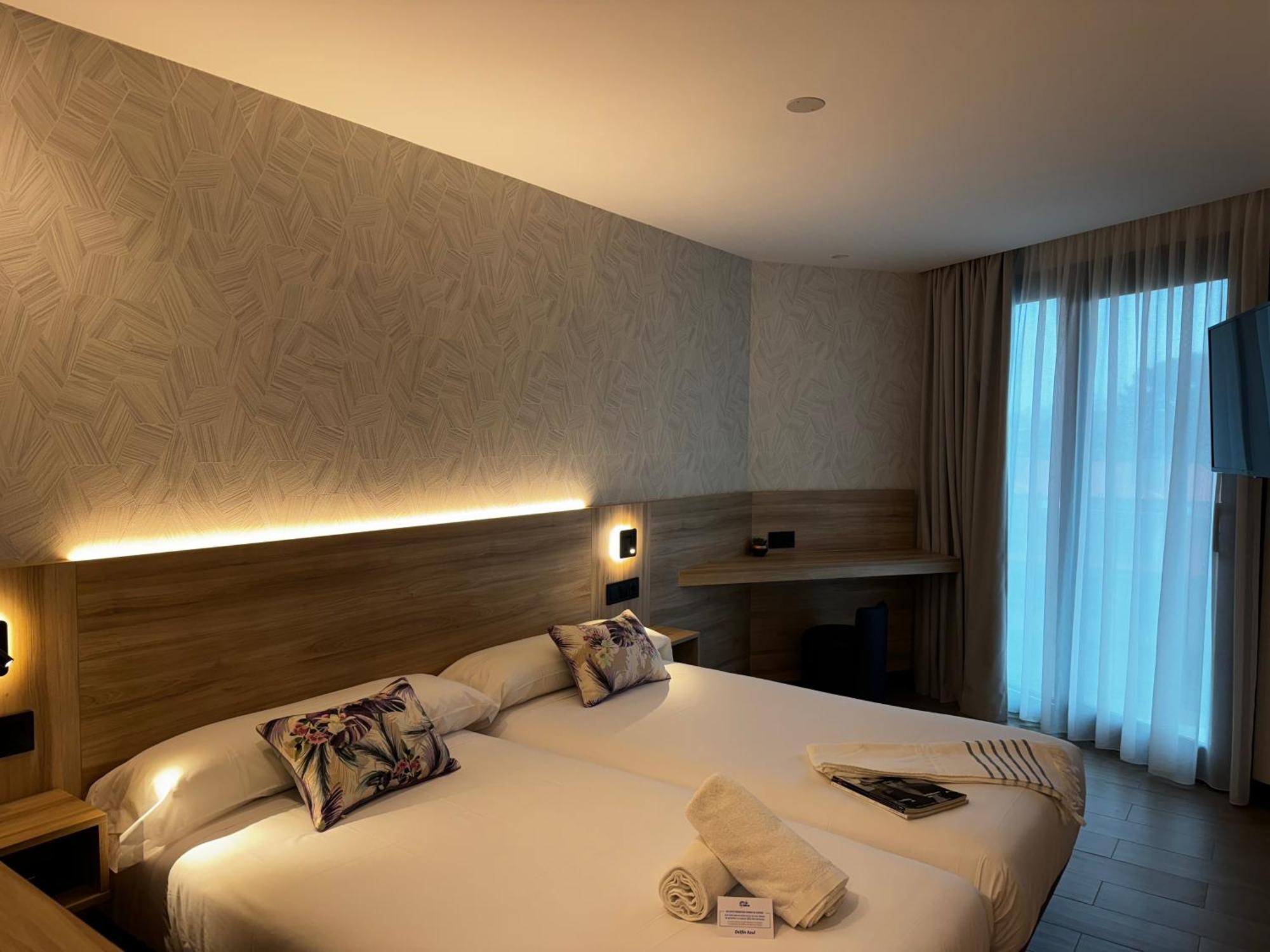 Hotel Delfin Azul Playa de la Lanzada Luaran gambar